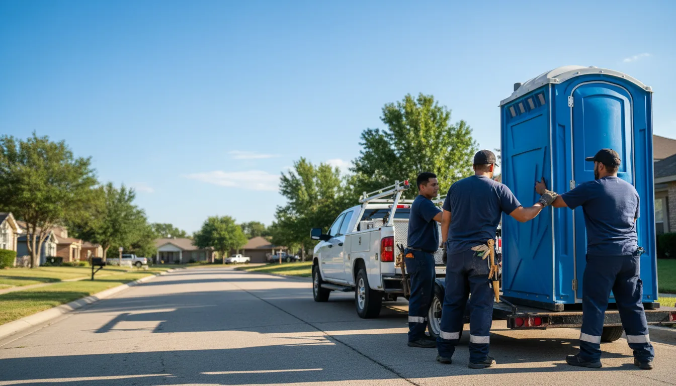 Portable Toilet Rental in Thomasboro, IL near me